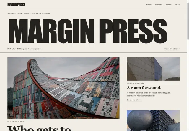 Margin Press — Website Kit preview