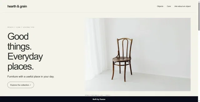 Hearth & Grain Furniture Catalogue Outcome Kit — Website Kit preview