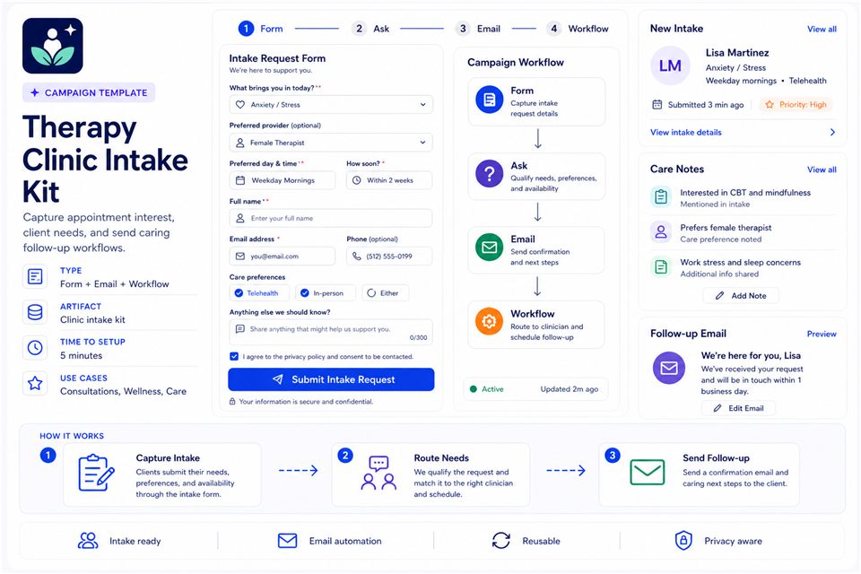 Stillpoint Clinic marketplace preview