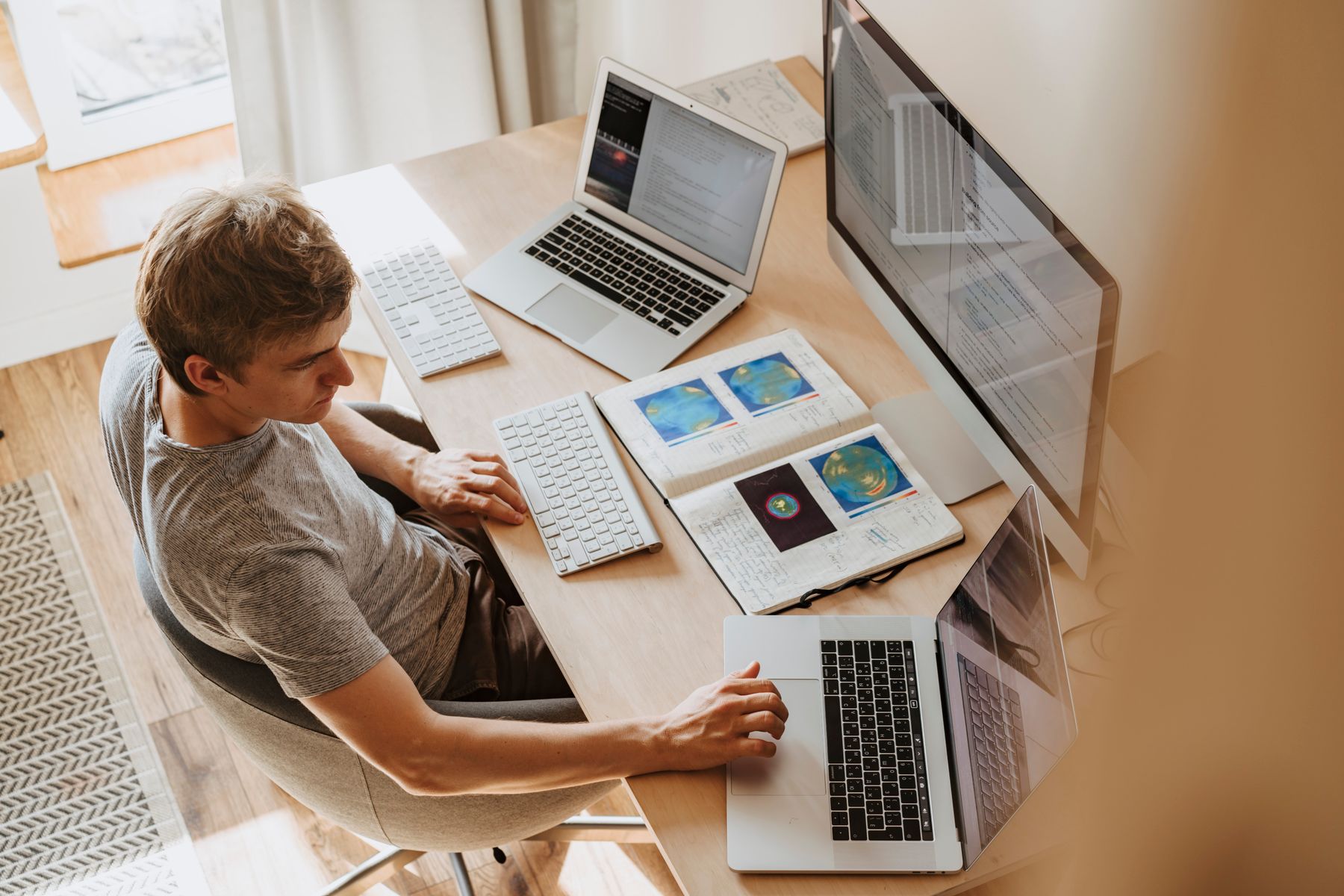 Small business team planning service pages, quote forms, reviews, and local SEO